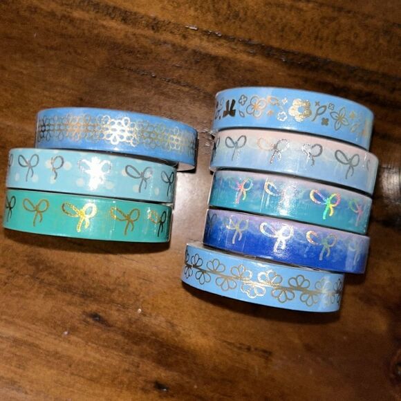 Simply Gilded 16 NEW Washi tapes Different colors and sizes - Picture 3 of 10